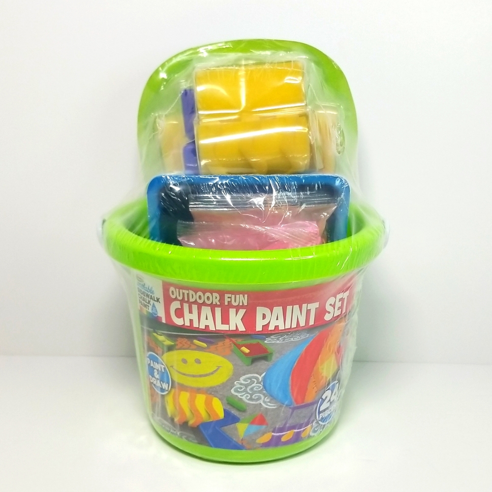 Washable Sidewalk Chalk Paint Sets From RoseArt Have Kids Playing Outside New